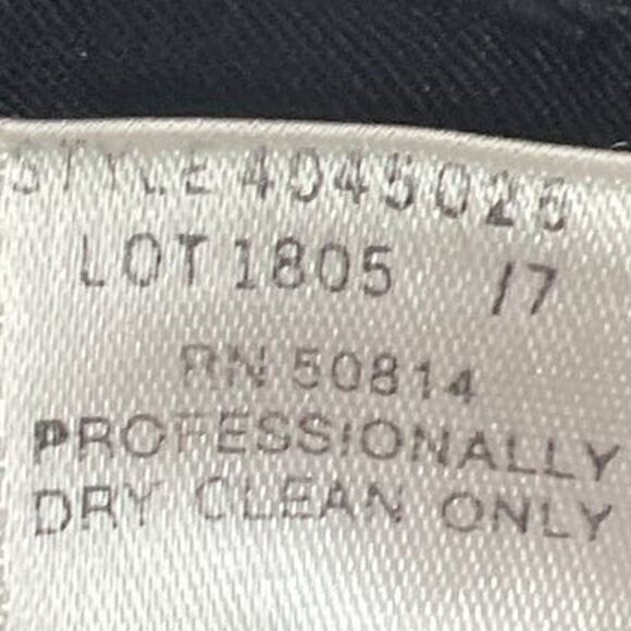 Theory Women’s Black Trousers Front Flat Pockets Stretchy Size 12 Quiet Luxury - Picture 9 of 9